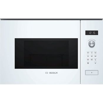 Bosch Serie 6 BFL524MW0 Microondas Integrable con Grill 20L 800W Blanco