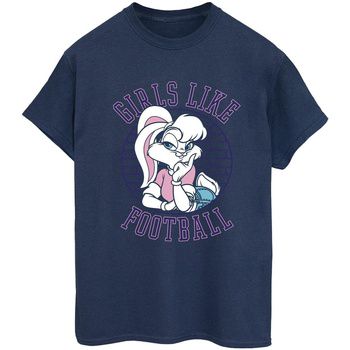 Dessins Animés Camiseta manga larga Girls Like Football para mujer