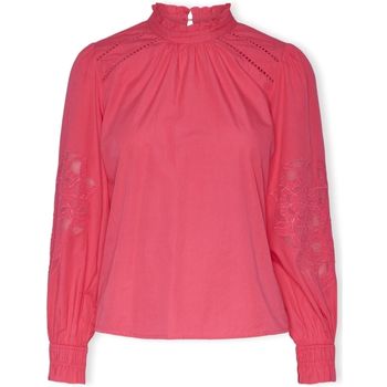 Y.a.s Blusa YAS Chelle Top L/S - Raspberry Sorbet para mujer