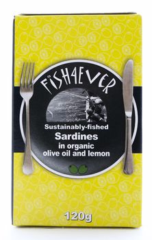 Fish 4 Ever Whole Sardines In Organic Olive Oil & Lemon - 120g