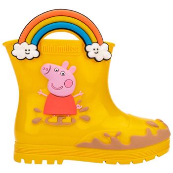 Melissa Botas MINI Welly + Peppa Pig Baby Boots - Yellow/Beige para niño