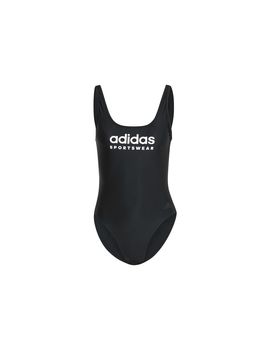 Bañador de natación adidas sportswear u-back mujer negro