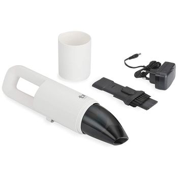 TM Electron Mini Aspirador Portátil Recargable Blanco