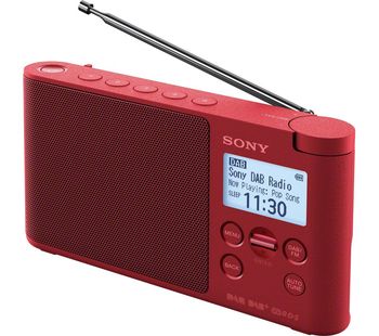 SONY XDR-S41DR Portable DABﱓ Radio - Red, Red