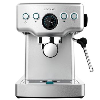 Cecotec Power Espresso 20 Barista Mini Cafetera Espresso con Nanómetro 20 Bares Acero Inoxidable