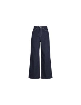 Pantalones jack & jones jxtokyo wide hw cr6004 dnm mujer dark blu