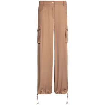 Liu Jo Pantalones Pantalón cargo beige para mujer