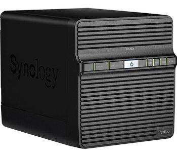 SYNOLOGY DS420J Disk Station Server NAS Drive - 16 TB, 4 Bay, Black, Black