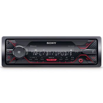 Sony DSX-A410BT Autoradio USB/AUX/Extra Bass Negro/Rojo