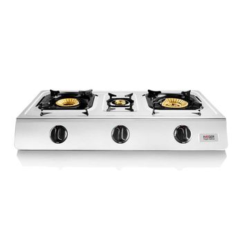 Haeger Safine Triple Cocina de Gas Portátil 3 Zonas