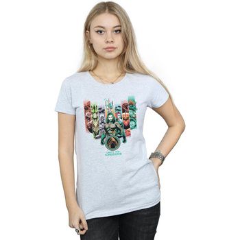 Dc Comics Camiseta manga larga Unite The Kingdoms para mujer