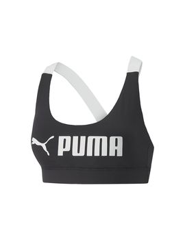 Sujetador deportivo de fitness puma mid impact puma fit mujer