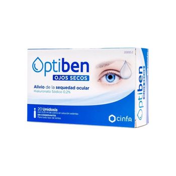 optiben ojos secos gotas unidosis 20 amp