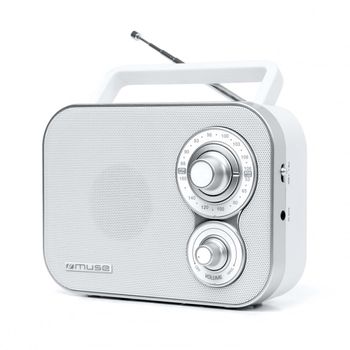 Muse M-051 RW Radio Dual Blanca