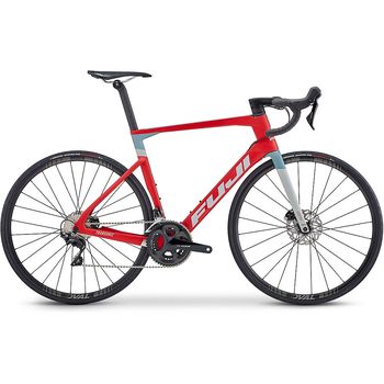 Fuji Transonic 2.3 Road Bike 2021 - Satin Red - Grey - 58cm (22.75