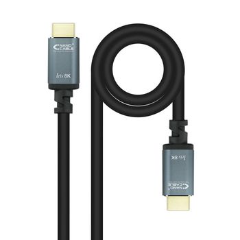 Nanocable Cable HDMI 2.1 IRIS 8K A/M-A/M Negro 10m