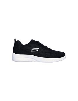 Zapatillas skechers floral mesh lace up w black