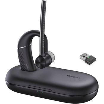 Yealink BH71 Auricular Inalámbrico con Base de Carga Bluetooth Negro