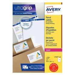 Avery Addressing Labels Laser Jam-Free 199.6x289.1mm White 100 Labels