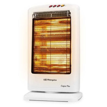 Orbegozo BP 0303 B Estufa Eléctrica Halógena 1200W Blanca