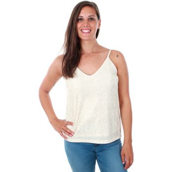 Vero Moda Camiseta tirantes 10213655 VMKARIN SINGLET TOP JRS BIRCH GOLD para mujer