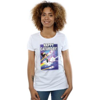 Disney Camiseta manga larga Wreck It Ralph Happy Caturday para mujer