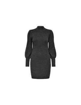 Vestido only onlkatia dark grey melange mujer