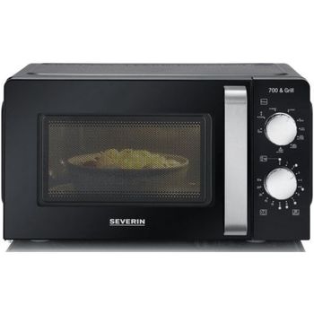 Severin MW 7781 Microondas con Grill 17L 700W Negro