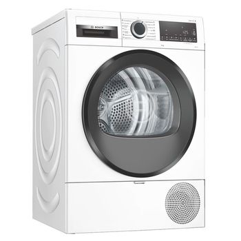 Secadora Condensación - Bosch WQG233D0ES, Bomba de Calor, 8 Kg, Blanco