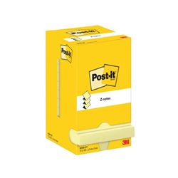 Post-it Z-Notes 76x76mm 100 Sheets Canary Yellow (Pack of 12)