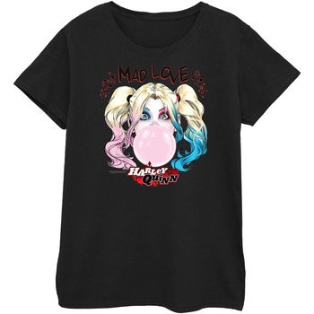 Dc Comics Camiseta manga larga Mad Love para mujer