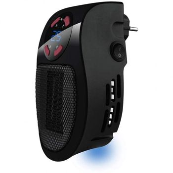 Taurus Tropicano Plug Heater Mini Calefactor Cerámico 500W Negro