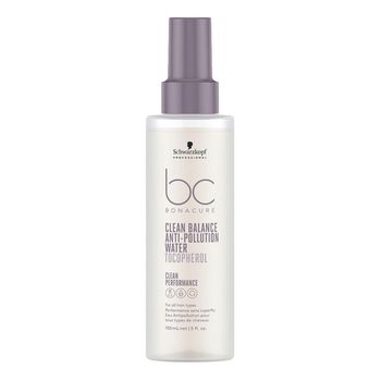 Agua Anticontaminación Clean Balance - 150 ml - Schwarzkopf - Tratamiento anticontaminación sin aclarado para todo tipo de cabello.