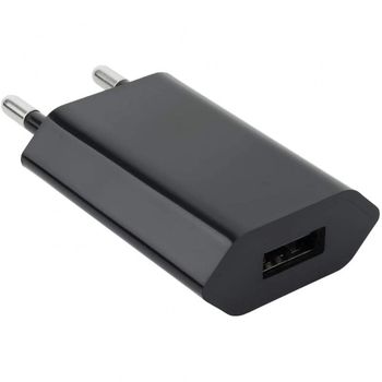 Nanocable Cargador USB 5W Negro