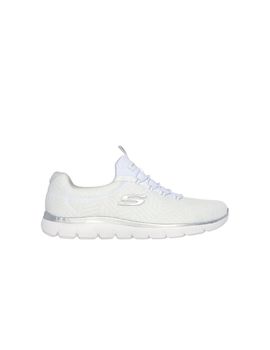 Zapatillas skechers summits-artistry chi mujer white mesh/silver