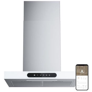 Ciarra CD6102W Campana Extractora con Control Táctil y Wifi 60cm 650m3/h Clase A+++ Blanco