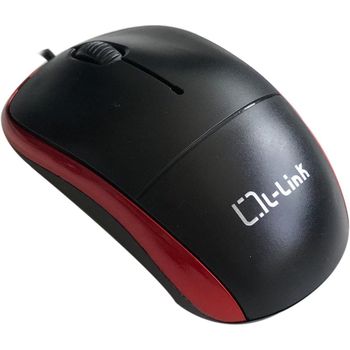 L-link Ll-2080-r Ratón USB Negro/Rojo