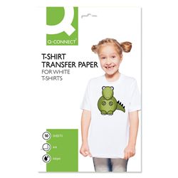 Q-Connect T-Shirt Transfer Paper (Pack of 10) Ref KF01430