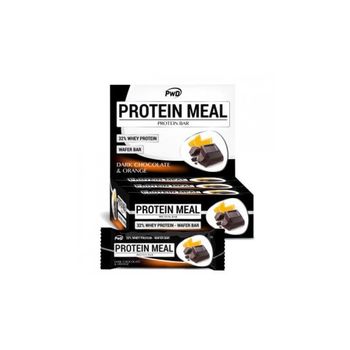 protein meal chocolate negro y naranja 12barritas.