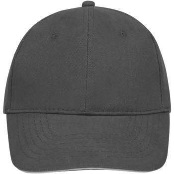 Sols Gorro BUFFALO Gris Oscuro Gris Claro-GORRA 6 PANELES DE ALGODÓN para hombre