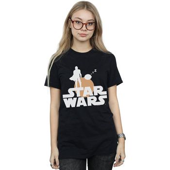 Disney Camiseta manga larga The Mandalorian And The Child para mujer