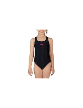 Bañador de natación aquarapid costume intero black niña