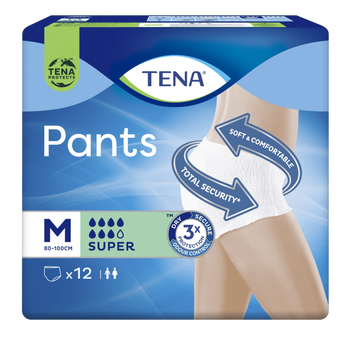 tena pants super talla m 12 unidades