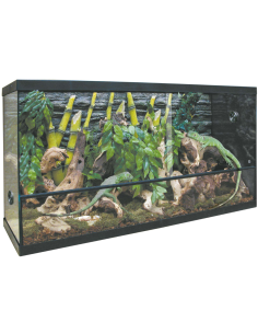 Terrario Repti Selva Cristal 135L: Entorno Natural y Seguro para Reptiles - CPA