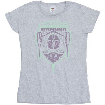 Disney Camiseta manga larga The Mandalorian Fierce Warrior para mujer