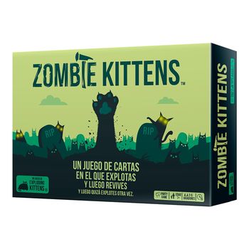 Juego De Mesa Exploding Kittens Zombie Kittens Edad Recomendada 7 Años