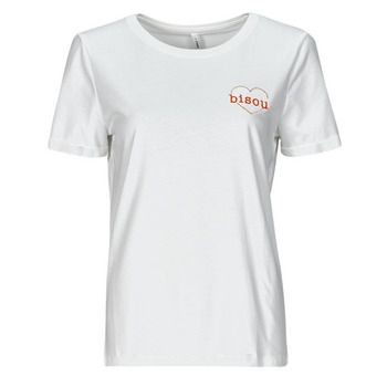 Only Camiseta ONLBEATE LIFE S/S HEART TOP CS JRS para mujer