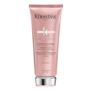 Fondant Cica Chroma - 200 ml - Kérastase - Tratamiento reparador anti-porosidad para cabellos coloreados.