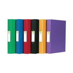 Q-Connect 25mm 2 Ring Binder Polypropylene A4 Assorted (10 Pack)