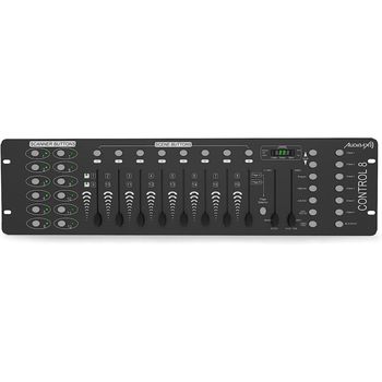 Audibax Control 8 Controlador para DJ Mesa DMX de 192 Canales